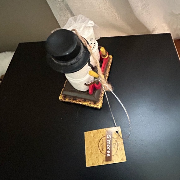 New S’mores Our 1st Christmas Ornament bride and groom marshmallows - Picture 7 of 7